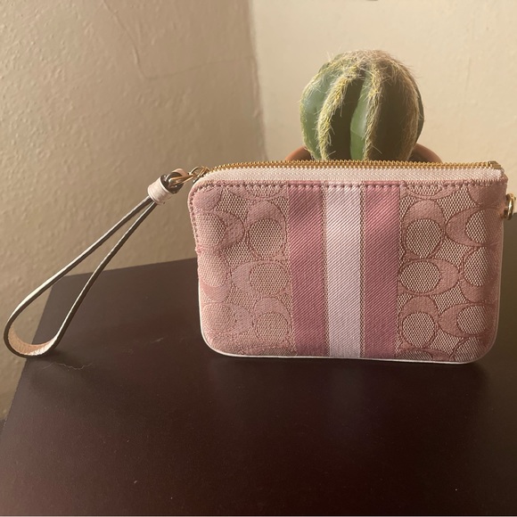 Coach Pink Signature Dempsey Wrislet - Picture 2 of 4